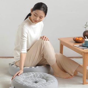 地坐墩 拜垫地板家用跪坐垫打坐懒人蒲团禅修垫垫上榻榻米垫子日式