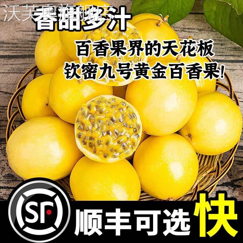 海南钦蜜9号黄金百香果10斤新鲜水果当季现摘白香果原浆果酱包邮3
