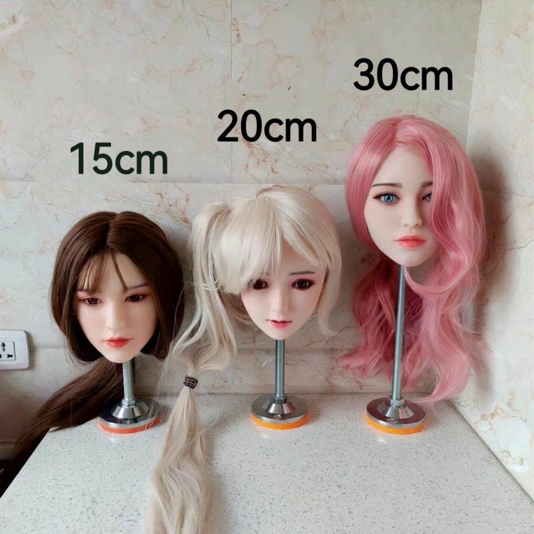 等身玩偶头雕支架头模化