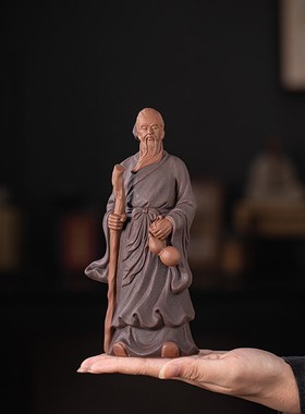 药王孙思邈陶瓷工艺品摆件古代中医神医雕像家居客厅人物装饰摆设