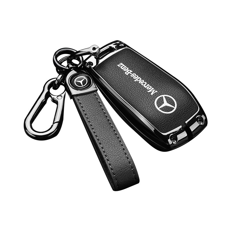 适用奔驰gla200钥匙套gle350壳扣gls450车内装饰用品改装b200汽车
