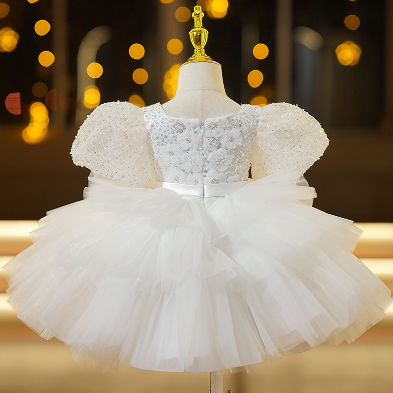 儿童礼服公主裙女童高端礼服钢琴主持人生日花童婚礼小女孩礼服