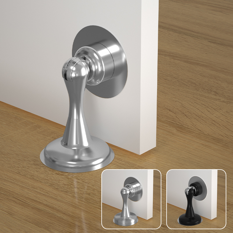 门档器不锈钢门吸免打孔新款大门防撞神器门后家用顶门抵门塞门阻