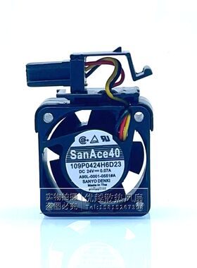全新三洋109P0424H6D23 4CM 4020 24V 0.07A FANUC发那科散热风扇