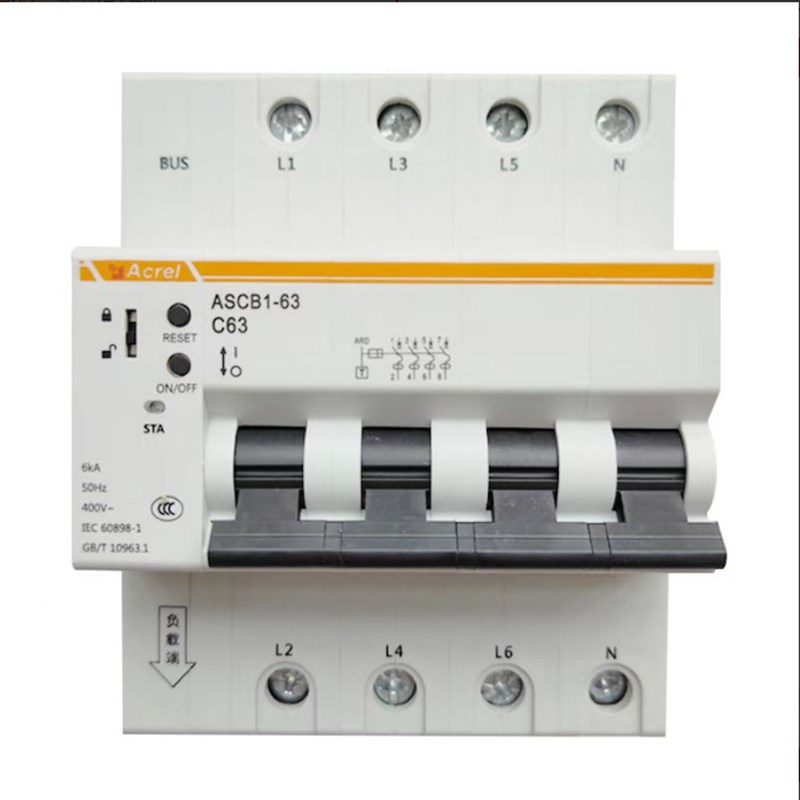 安科瑞ASCB1-63-C16-1P断路器原理 断路器选择断路器标准1p断路器