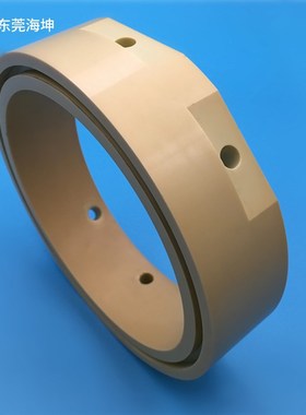 黄色氧化锆陶瓷件定制 抛光耐磨损陶瓷密封环 高韧性精密陶瓷套