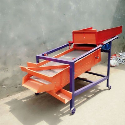 杂质去除净粮设备 大豆清杂分级机械 振动双层的粮食除杂过筛机
