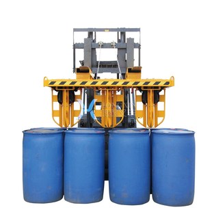 叉车油桶夹具 吊桶器 抱桶夹 重型卸桶抓手器 鹰嘴铁塑夹桶