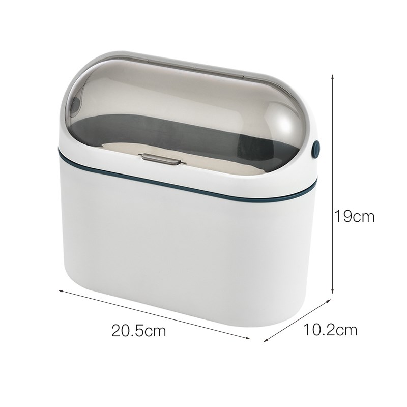 桌面垃圾桶可爱小号拉垃桶卧室垃圾桶床头壁挂式迷你小垃圾桶王金