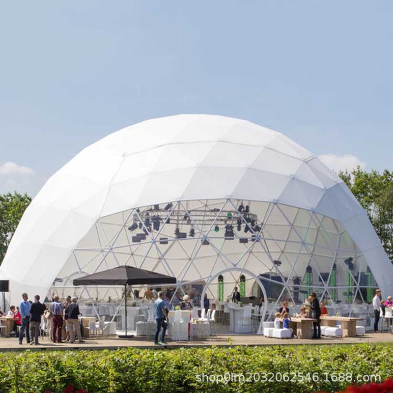 野外户外星空球形帐篷房 大型活动球幕圆顶帐篷式酒店设计中东