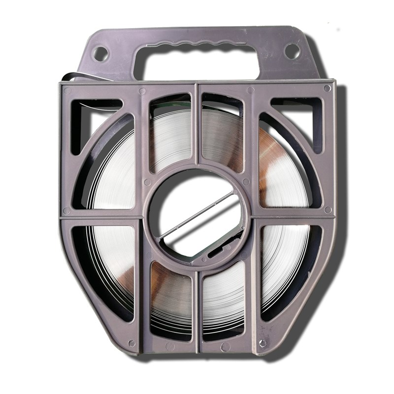 316L不锈钢打包带不锈钢盘带管箍带扎带尺带0.4*19*50m各种规格