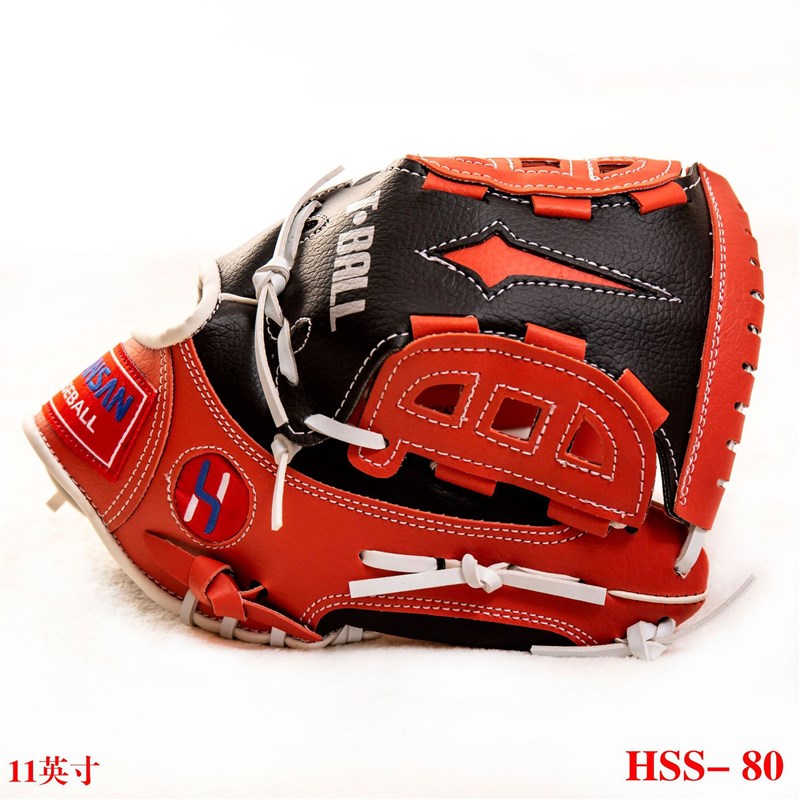 11英寸PVC/PU合成革成人儿童练习比赛用内野棒球/垒球手套