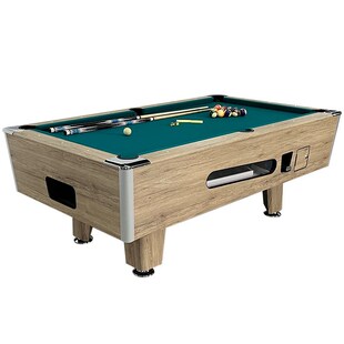 大理石投币台球桌商用7尺投币台球桌 美式黑八桌球台 Pool table