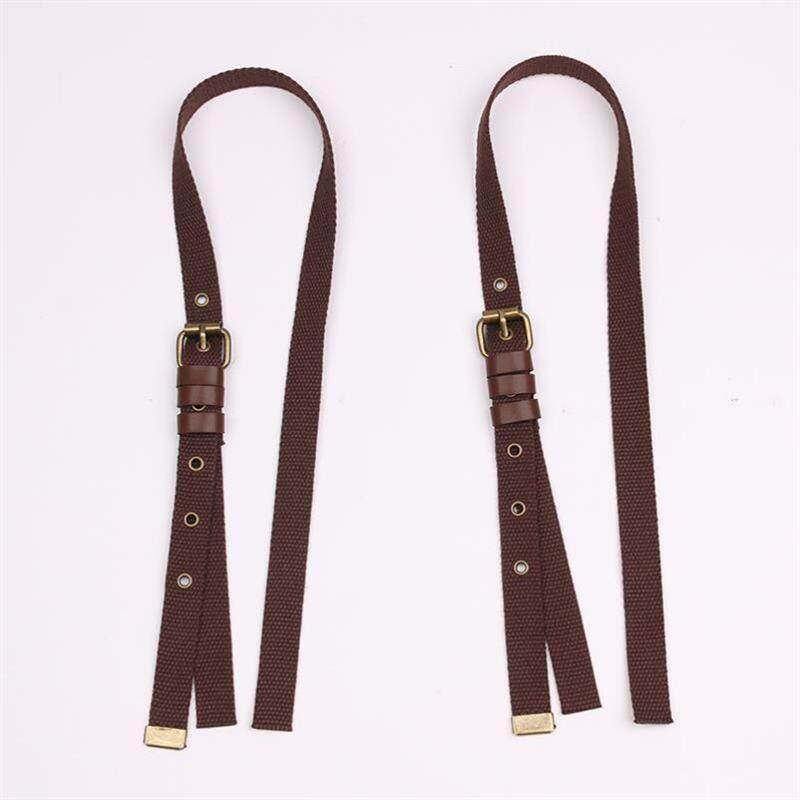 牛仔背带裤的背带替换带子帆布背带裙的肩带复古配件皮圈装饰两根