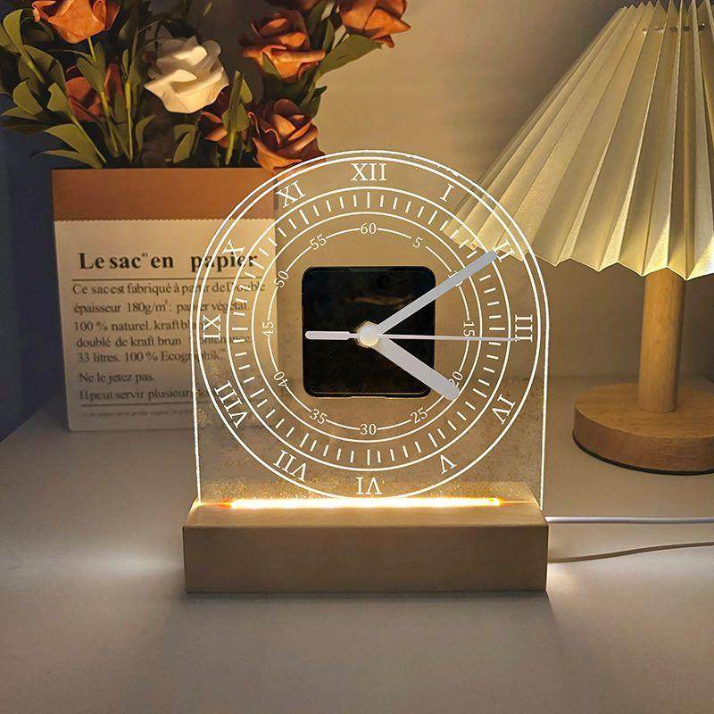 phigros音游phigros周边小夜灯鸽游时钟二次元房间桌面装饰座钟钟