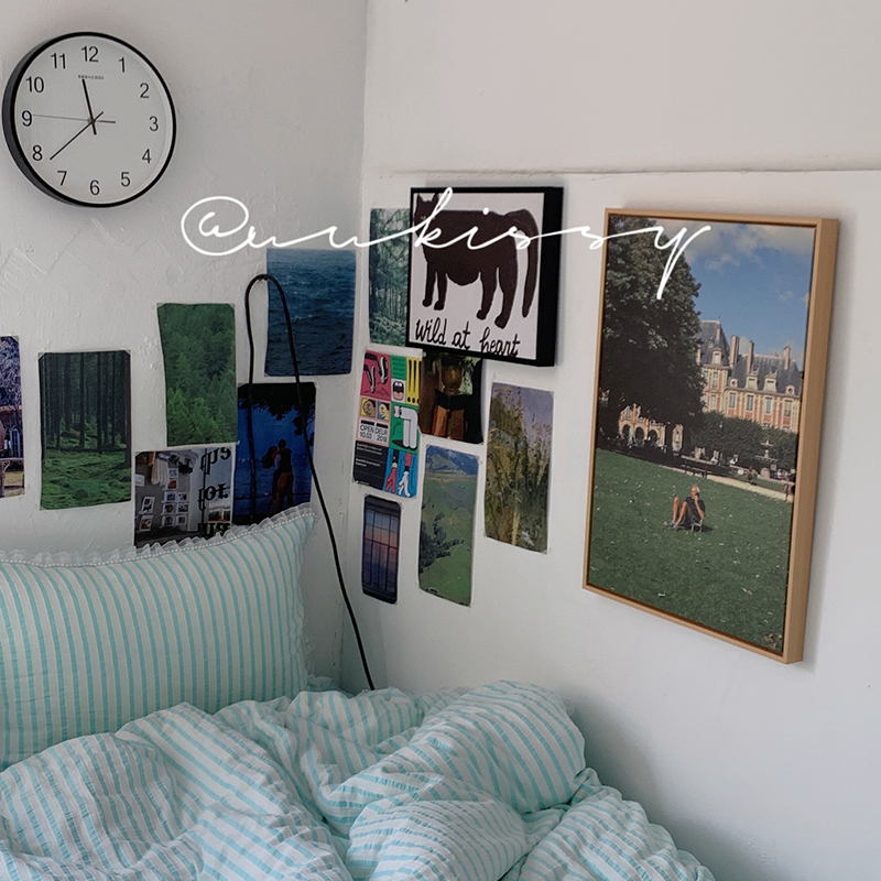 电影海报风卧室落地装饰画治愈系书桌玄关柜摆画客厅背景墙壁挂画