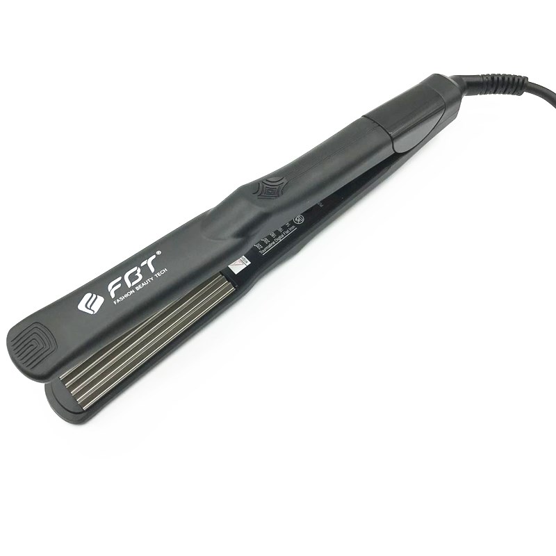 FBT电夹板直卷两用拉直板女理发店影楼小型玉米须蓬松垫发根烫板