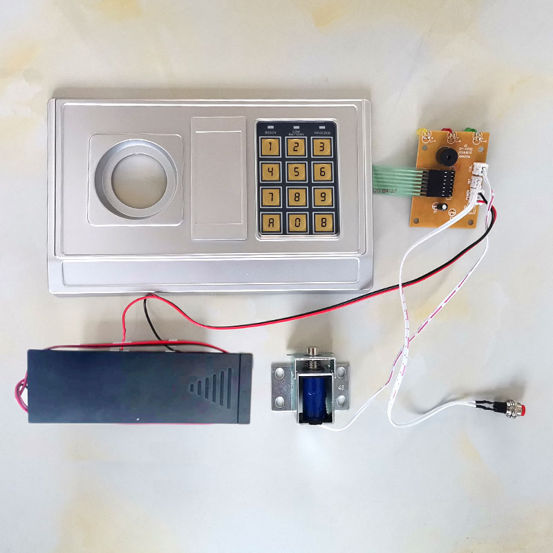 老款保险柜指示灯式电子密码锁面板旋钮斜拨片大盘主锁梅花应急锁
