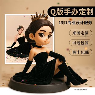 定制手办小众生日礼物送女友女生盲盒纪念日周年小人偶个人送老婆