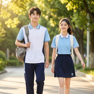 江西省南昌市统一校服中小学生夏季长裤初中生短袖高中生夏款套装