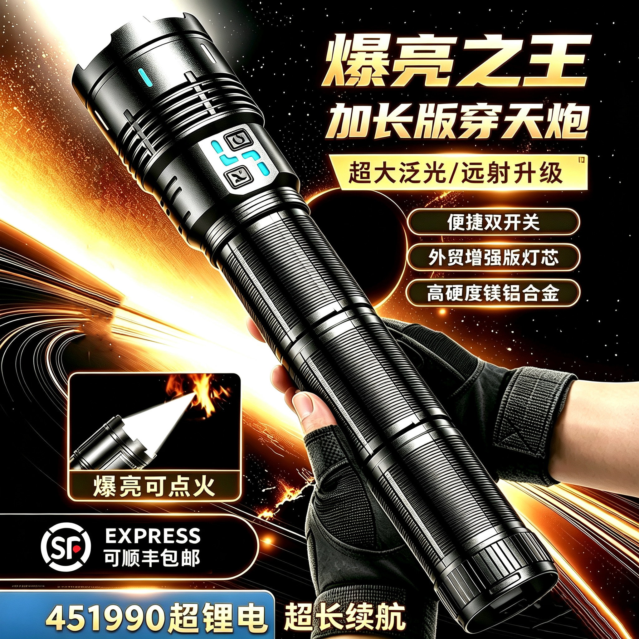 官方严选丨2026新款加长版穿天炮