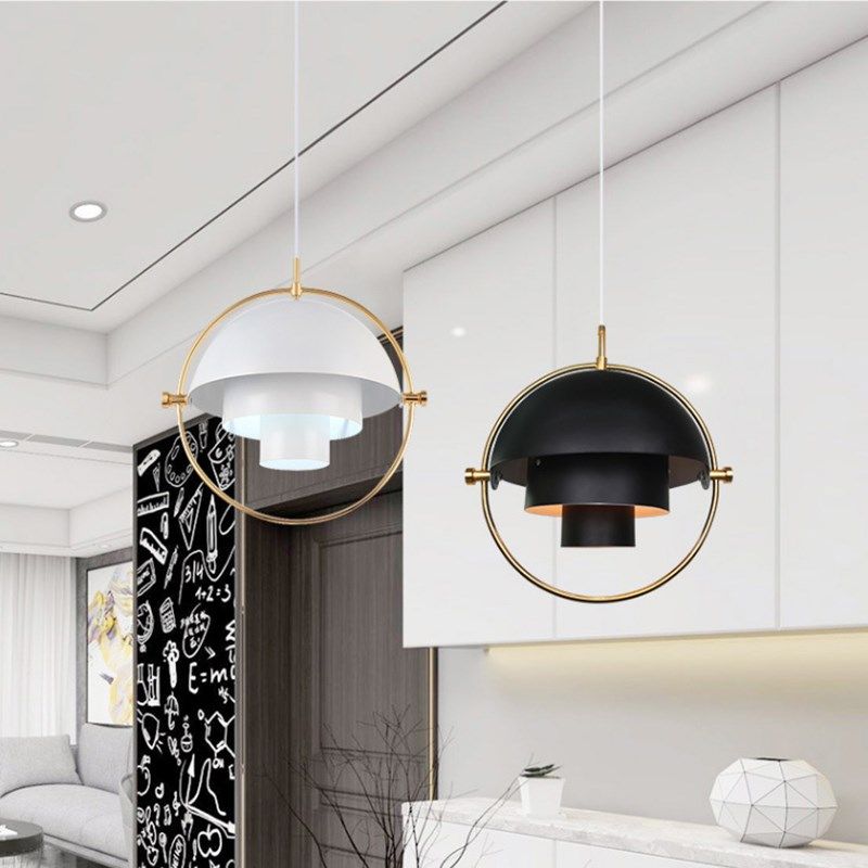 创意简约餐厅变形球灯北欧设计师款客厅卧室样板房铁艺小吊灯轻奢,家装灯饰光源,餐厅吊灯,淘宝优惠券,粉丝福利购,淘宝优惠卷