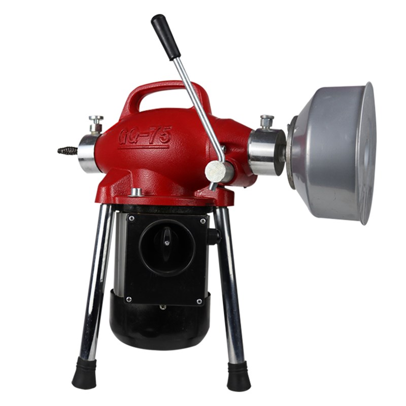 大力神GQ-75型疏通机电动管道清理机下水道疏通器1500W专业