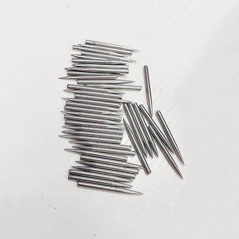 刀模实心冲 实心孔 尖冲平头钢针白尖针 中针细针钢针 刀模印刷用