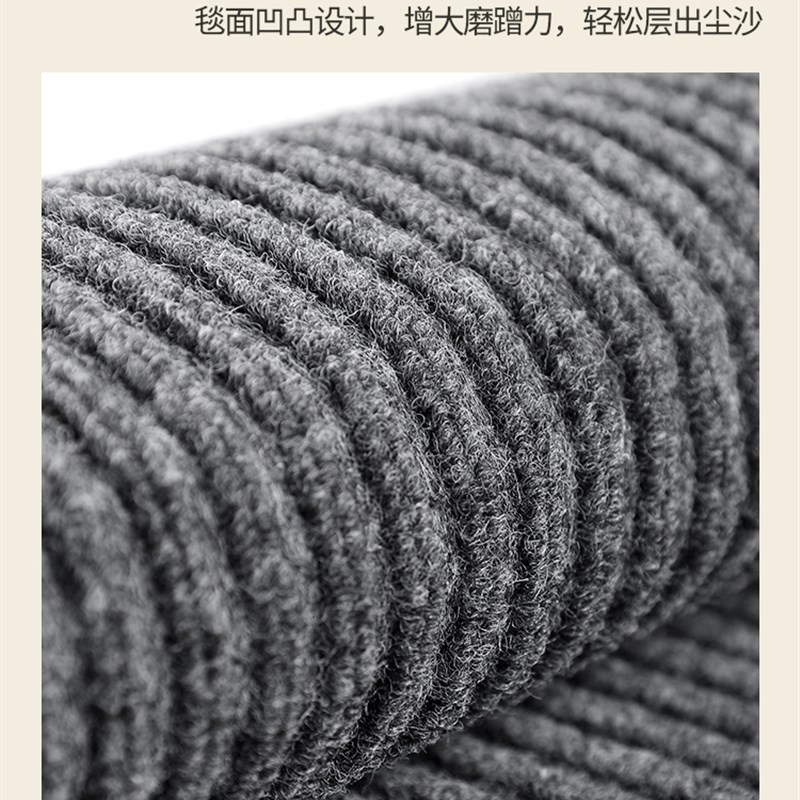 地垫入户门垫进门大门口脚垫耐脏防滑除尘进户玄关红色可裁剪地毯