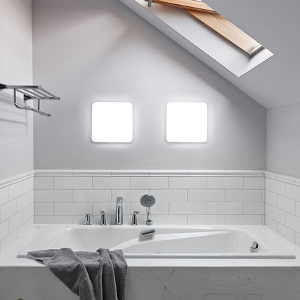 户外壁灯防水阳台走廊过道楼梯超亮led吸顶厕所卫生间浴室内墙灯