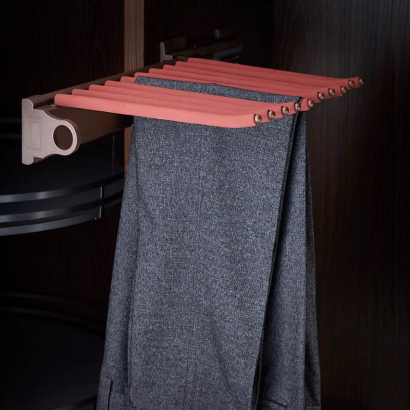 苏柏瑞(云端)侧装裤架100101衣柜拉篮推拉裤抽伸缩五金衣橱收纳