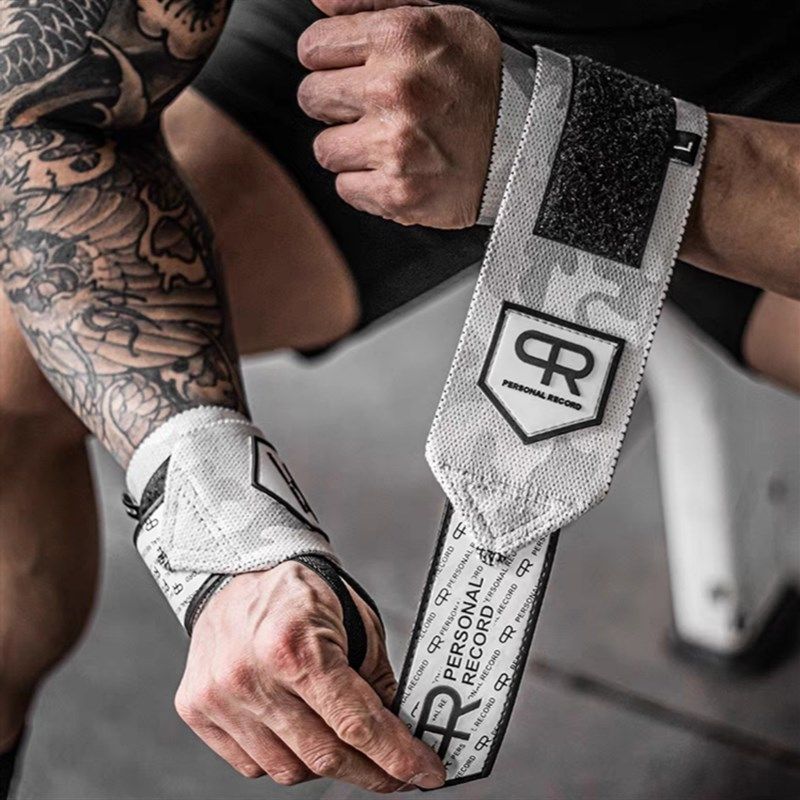 PR轮子哥护腕男健身训练卧推助力举重专业力量举健美防扭伤护手腕