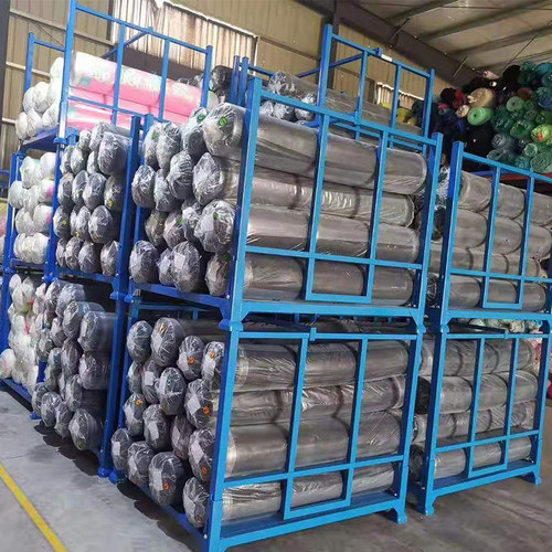 仓储折叠堆垛架巧固架插管可堆叠可拆冷库货架折叠架堆高架布料架