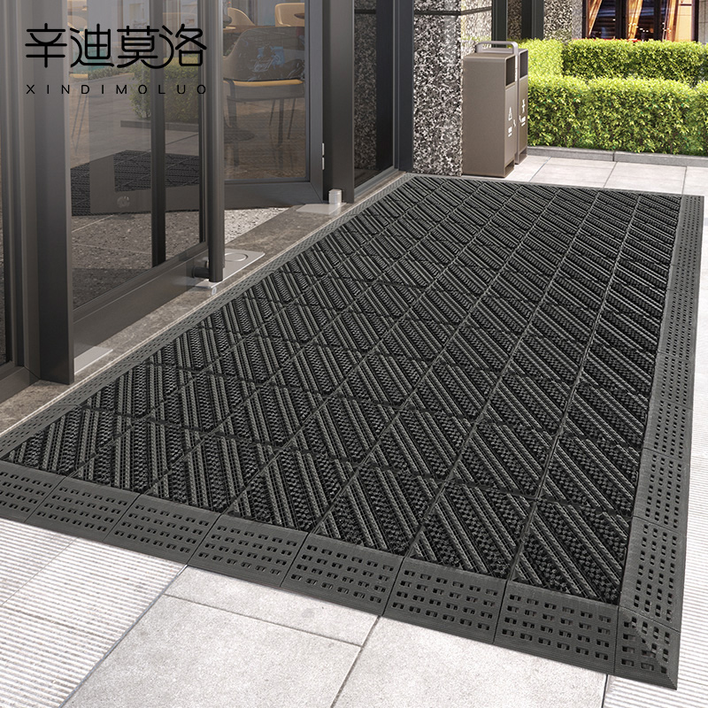地垫入户门垫商用酒店迎宾进门门口脚垫室外塑料防滑户外拼接地毯