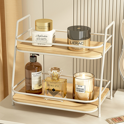 浴室化妆品台面洗手间用品厕所桌面洗漱台收纳架子卫生间置物杯架