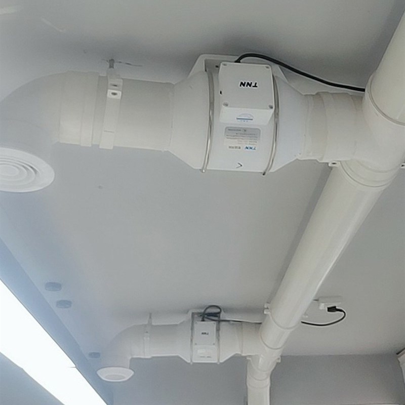 tnn管道风机遥控排风扇强力静排气扇厨房油烟抽风音换气扇卫生间