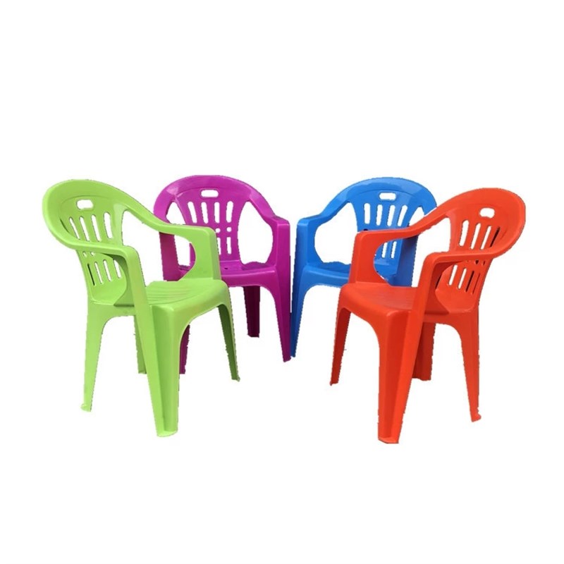 塑料椅子加厚靠背椅防滑家用扶手椅户外沙滩椅经济型大排档餐桌椅