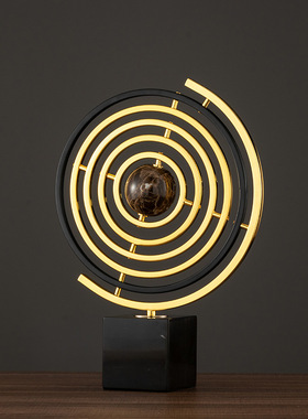 北欧轻奢摆件客厅电视酒柜玄关桌面装饰品创意地球仪乔迁新居礼品