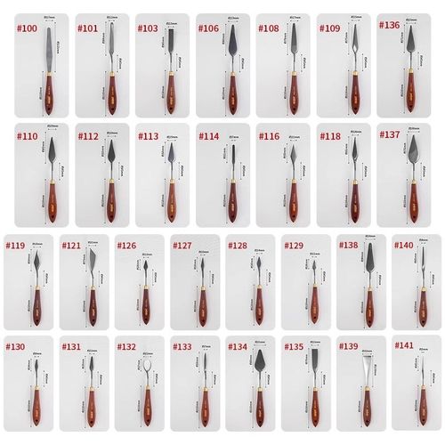 贝碧欧pebeo油画刀刮刀套装美术用品丙烯刮刀油画棒刮刀蜡笔刮刀