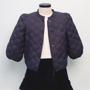 8岁女童羽绒服中小童装 宝宝羽绒服轻薄款 90绒小孩外套22707