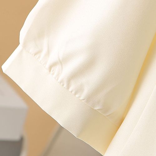 大码女装2024新款夏装撞色法式短袖衬衫胖mm今年流行设计感雪纺衫