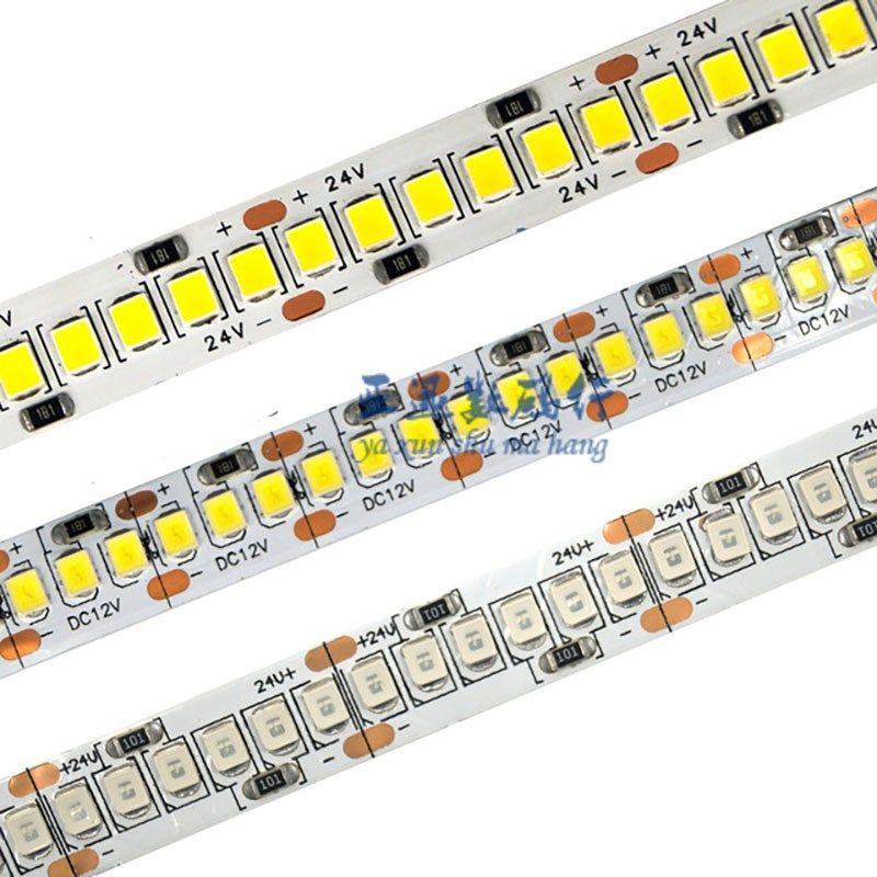 LED单色超亮灯带180灯240灯12V24V无暗区灯箱室内吊顶展柜台灯条