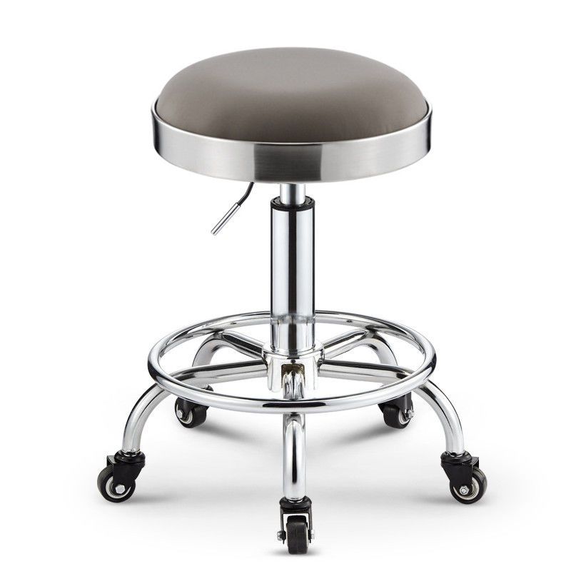 美容凳理发店椅子旋转升降圆凳子美发大工凳滑轮美甲凳美容院专用