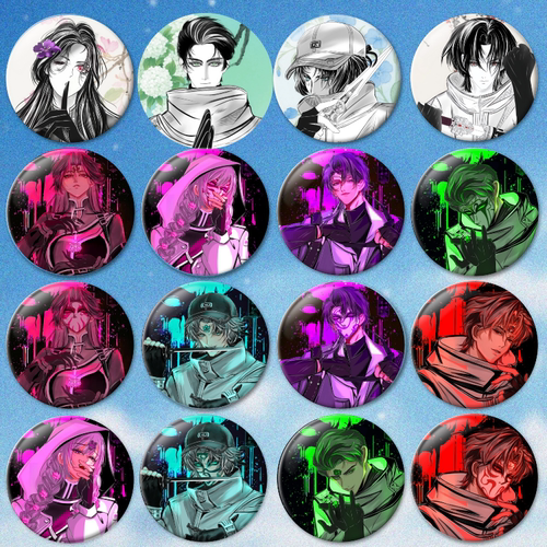 斩神假面小队蔷薇天平徽章58mm