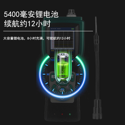 可携式有毒气体氰化氢一氧化碳二氧化硫氯气泵吸多合一气体检测仪