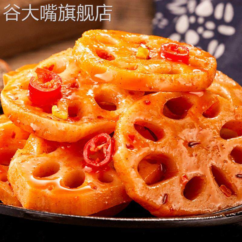 挑吃兔金针菇海带丝狼牙土豆片竹笋旗舰开 袋即食桃吃兔素菜小零