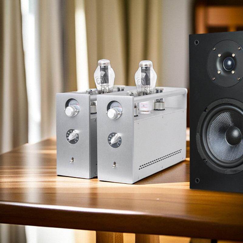 清风A80 300B双单声道 左右声道分体纯甲类胆机 电子管功放机