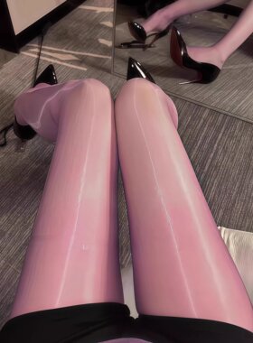 极光1d超薄油亮油光丝袜女紫色性感纯欲马油丝滑连裤袜免脱黑丝