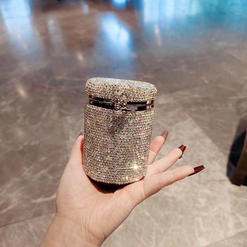 高端无障碍豪华棉签盒，个性化和时尚的桌面牙签盒盖，防尘网红钻,收纳整理,桌面收纳盒,淘宝优惠券,粉丝福利购,淘宝优惠卷