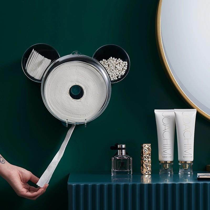 化妆室洗脸巾盒挂壁卷筒式纸巾盒子洗面巾盒挂壁式圆筒洗脸巾收纳,收纳整理,洗脸巾收纳盒,淘宝优惠券,粉丝福利购,淘宝优惠卷